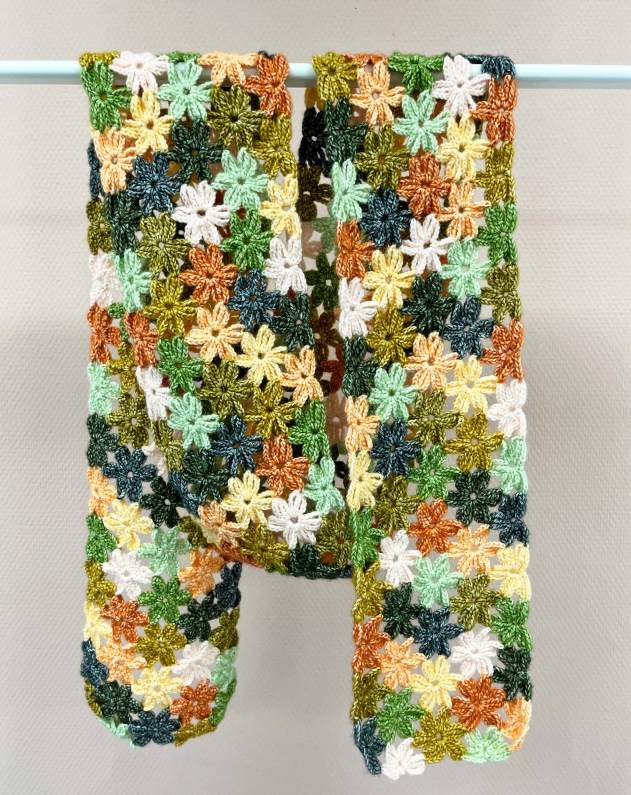 eimyistoire Flower scarfコンビブラウス EIMY ISTOIRE（エイミーイストワール） フラワーモチーフトップス